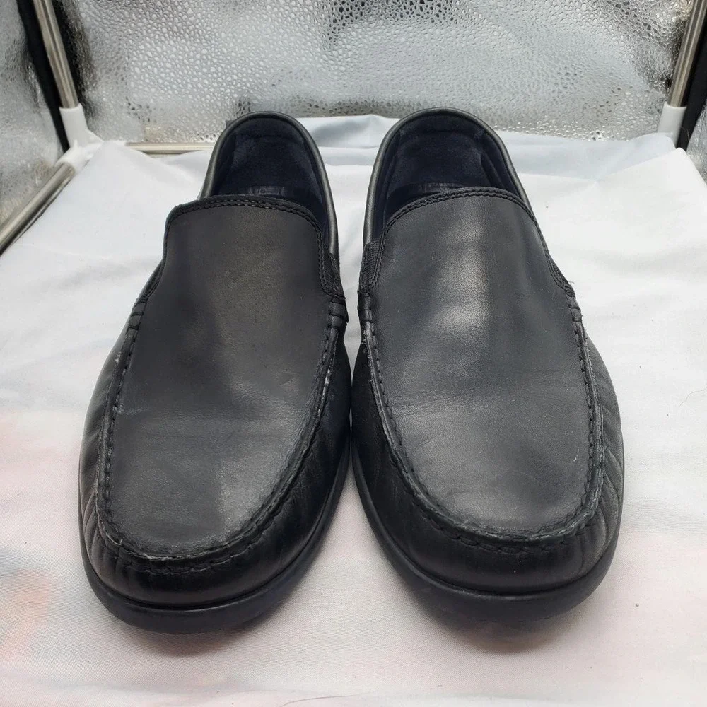 Cole Haan Lovell 2 Loafer Mens‎ 8M Black Leather Slip-On Dress Casual Shoes